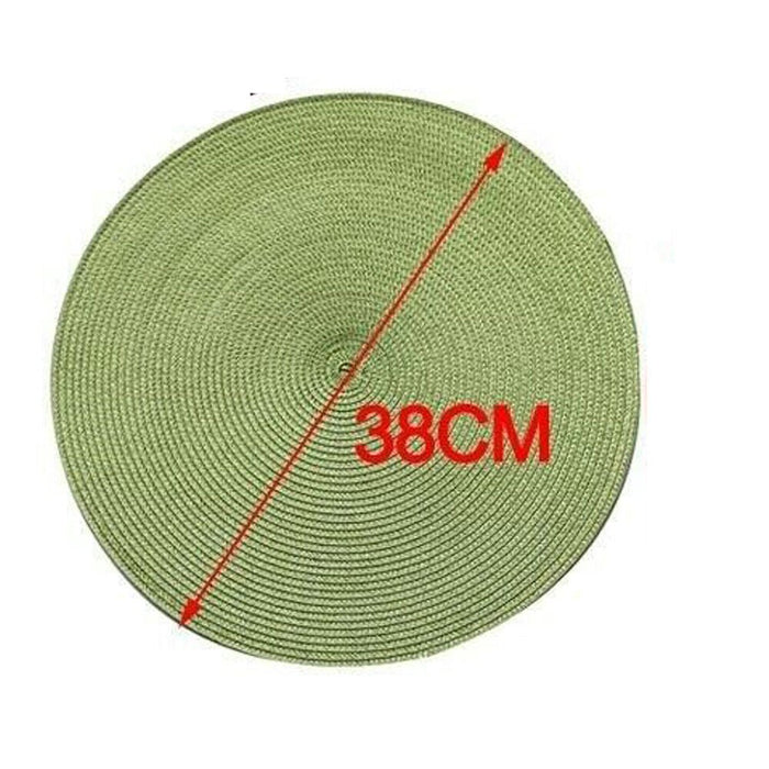 Woven jacquard table placemats for festive home decor