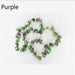 Yellow floral garland decoration with detachable flowers and leaves
